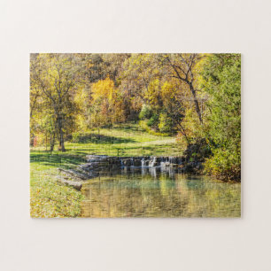 Puzzle Serene Scene En Dogwood Creek
