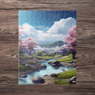 Puzzle Serene Spring Mountain