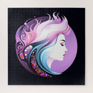 Puzzle "Serenidad con Estilo" Belleza Femenina