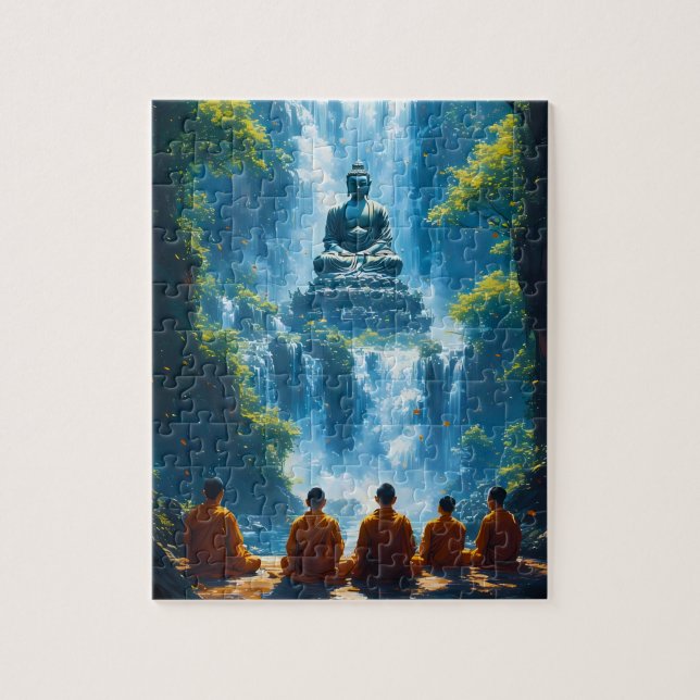 Puzzle Serenidad de los Cinco Monjes (Vertical)