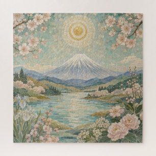 Puzzle Serenidad de primavera en mosaico