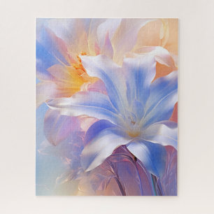 Puzzle Serenidad en el arte floral pastel