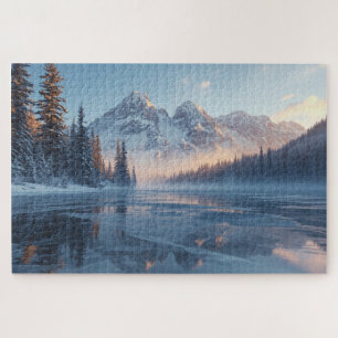 Puzzle Serenidad Helada – Majestuoso Paisaje Invernal de 