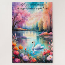 Serenidad personalizada del Lago de los Cisnes
