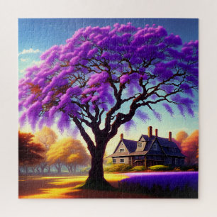 Puzzle **"Serenidad Rustica: El abrazo de la morada Jacar