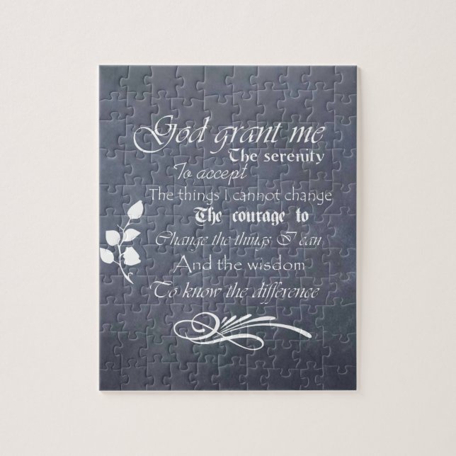 Puzzle Serenity Prayer Chalkboard Gifts - cosecha de moda (Vertical)