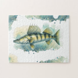 Puzzle Serie acuarela: Zander/Walleye