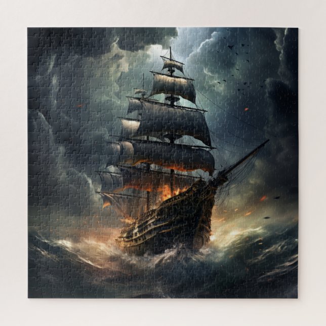 Puzzle Série Bateau -3 (Vertical)