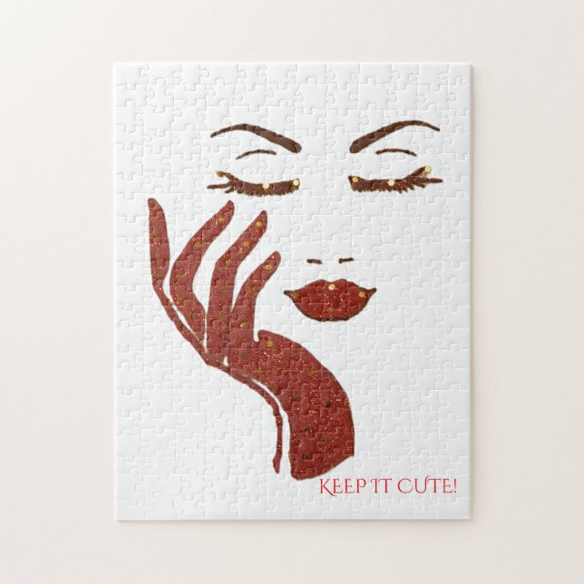 PUZZLE SERIE KEEP IT CUTE -ROJO (Vertical)