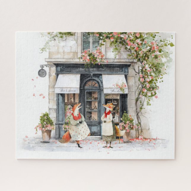 Puzzle Serie Life in Fox Town - Chistes tontos (Horizontal)