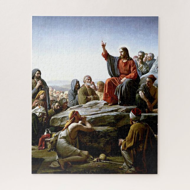 Puzzle Sermón en el monte - pintura de Carl Bloch (Vertical)