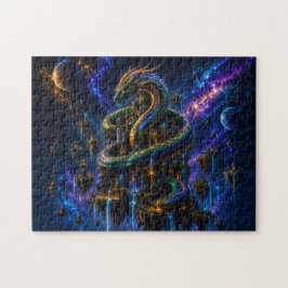 Puzzle Serpiente Cósmica — Guardiana del Reino Celestial