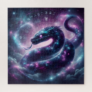 Puzzle Serpiente Cósmica Zodiaco Galaxia Astrología