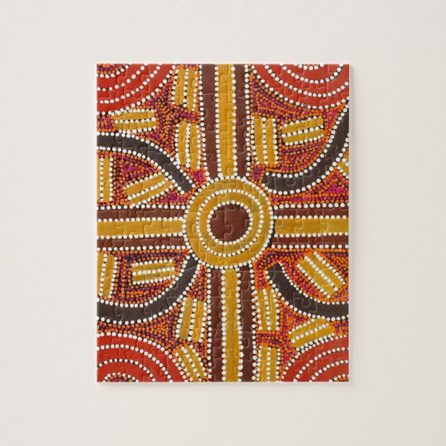 Puzzle Serpiente de alfombra por el pájaro de Lindsay (Vertical)