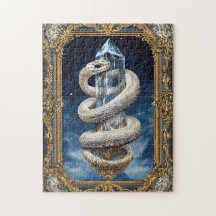Serpiente de Fantasía Mística y Alquimia de Crista