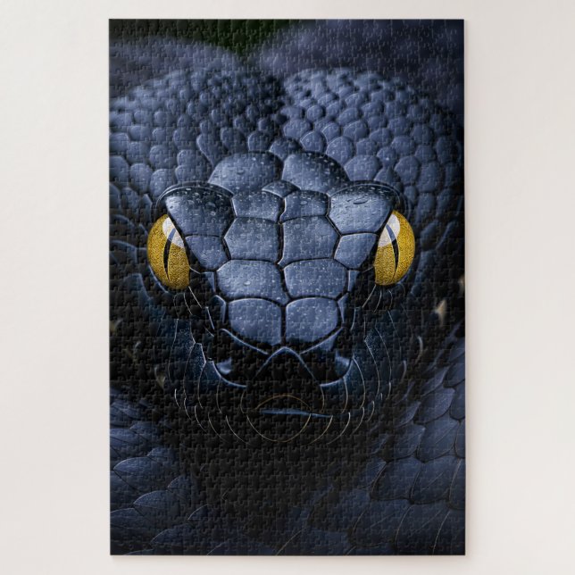 Puzzle Serpiente negra (Vertical)