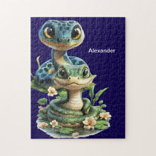 Puzzle Serpiente personalizada