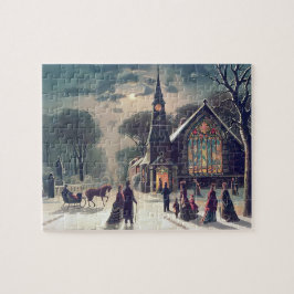 Puzzle Servicio de Nochebuena J Hoover And Son 1878