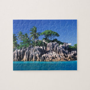 Puzzle Seychelles. Islote St. Pierre (cerca de Praslin)