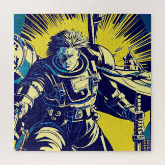 Puzzle SF Anime Hero - Woodcut (1)