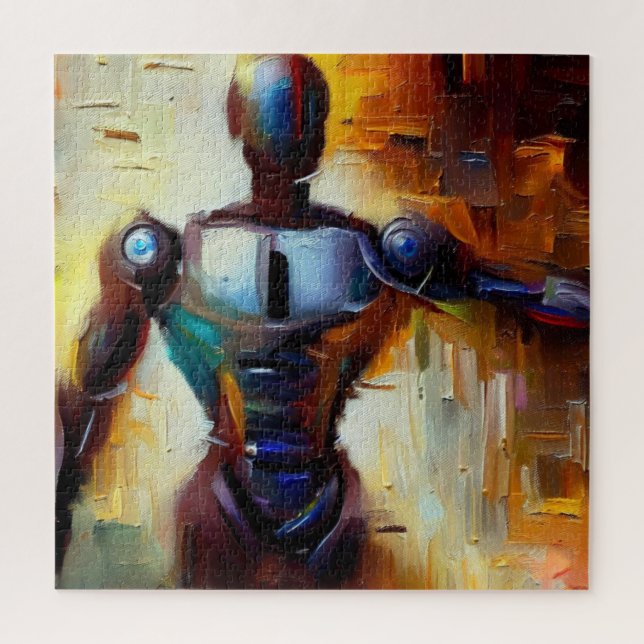 Puzzle SF - Héroe de inteligencia artificial (1) (Vertical)