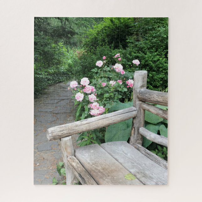 Puzzle Shakespeare Garden Central Park NYC Roses rosas (Vertical)