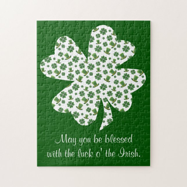 Puzzle Shamrock and Top Sats 2 (Vertical)