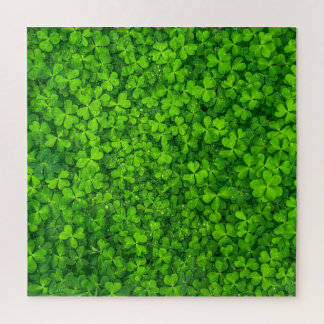 Puzzle Shamrock green, St. Patrick's Day,