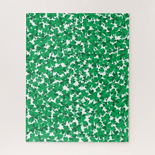 Puzzle Shamrock irlandés - Día de San Patricio (Vertical)