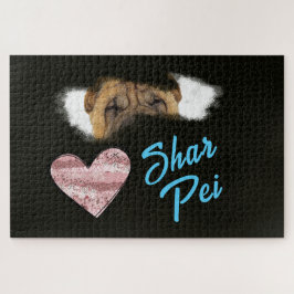 Puzzle Shar Pei Ojos Color sólido 1000 pieza