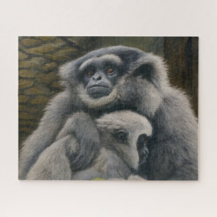 Puzzle Shelter Gibbon - Retrato emocional de la vida silv