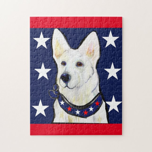 PUZZLE SHEPHERD ALEMÁN BLANCO (Vertical)