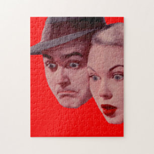 Puzzle Sherman y Marsha de los años 1940 son SORPRENDIDOS