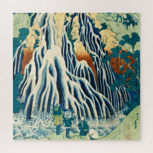 Puzzle Shimotsuke Kurokami-Yama Kurifuri no Taki japonés