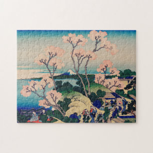 Puzzle Shinagawa en Tokaido por Katsushika Hokusai