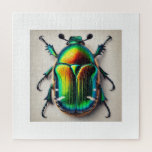 Puzzle Shining Leaf Chafer Beetle 100924IREF250 - Waterco<br><div class="desc">Shining Leaf Chafer Beetle 100924IREF250 - Watercolor by John Pintow - Explore the beauty of wildlife with this exquisite watercolor art collection. Each artwork captures the vibrant essence of various animals and insects,  showcasing detailed textures and rich colors. Ideal for those who cherish nature's artistry.</div>