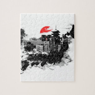 Puzzle shinjuku abstracto Japón Tokio