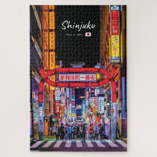 Puzzle Shinjuku, Japón - Calle Neon de Kabukicho