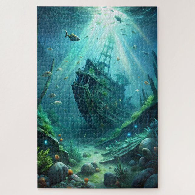 Puzzle Shipwreck (Vertical)