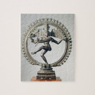 Puzzle Shiva Nataraja, Tamil Nadu, último Chola (bronce)