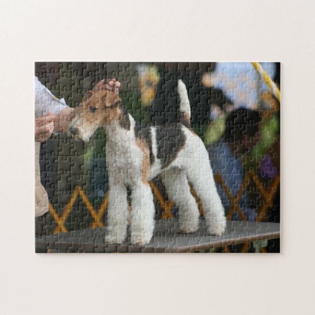 Puzzle Show de perros de Fox Terrier con cable (Horizontal)