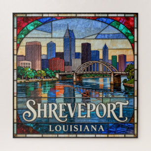 Puzzle Shreveport Louisiana Ciudad Vidriera 🌉