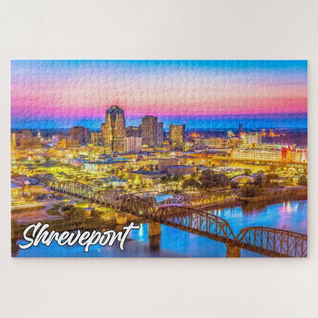Puzzle Shreveport, Louisiana (Estados Unidos de América) (Horizontal)