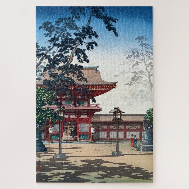 Puzzle Shrine Kyushu Hakozaki Hachimangu por Tsuchiya Koi (Vertical)