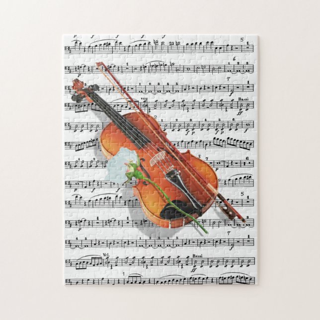 Puzzle Si la música sea la comida del amor. (Vertical)