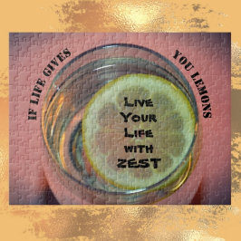 Puzzle Si la vida te da a ti los lemones que viven tu vid