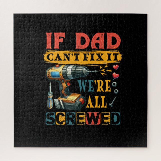 Puzzle Si papá no puede arreglar (Vertical)