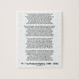 Puzzle Si- Poema de Rudyard Kipling (Foto sin Kipling)