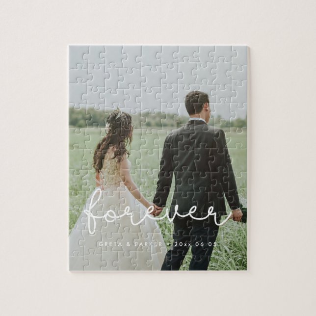 Puzzle Siempre tierno foto boda. (Vertical)