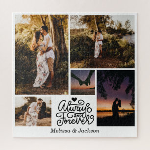 Puzzle Siempre Y Para Siempre 5 Fotos Collage Valentine